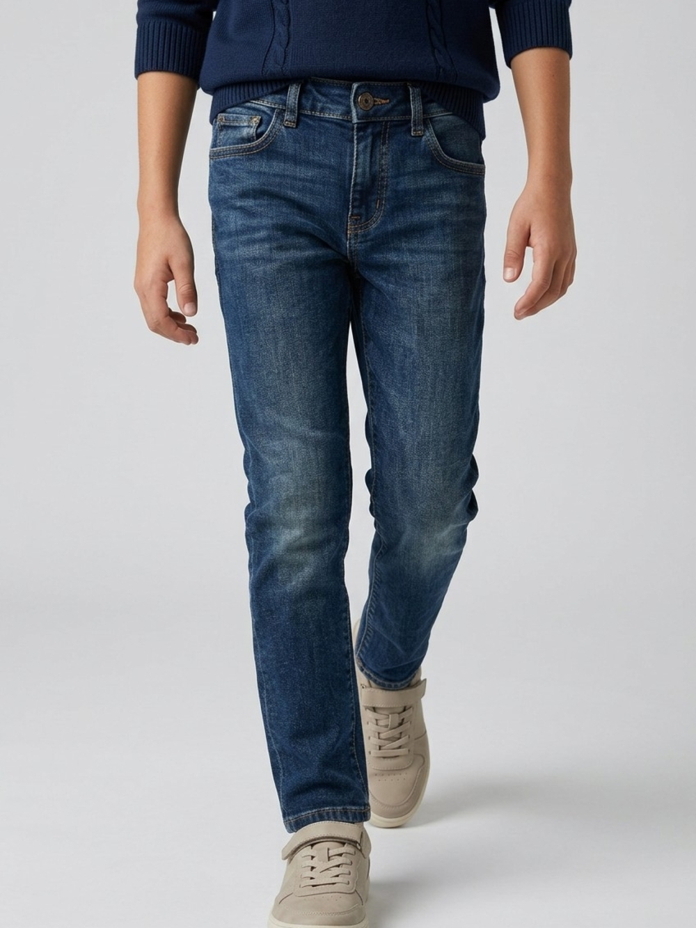 DL1961 Boys Slim Jeans in Washed Blue